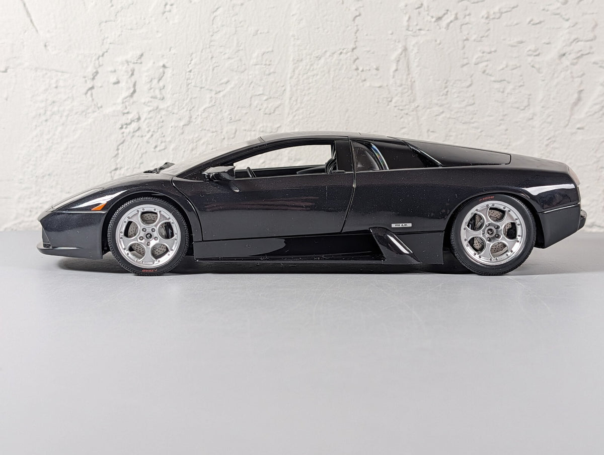 AutoArt 1:18 Lamborghini Murcielago Black Diecast Car No Box Loose Doors