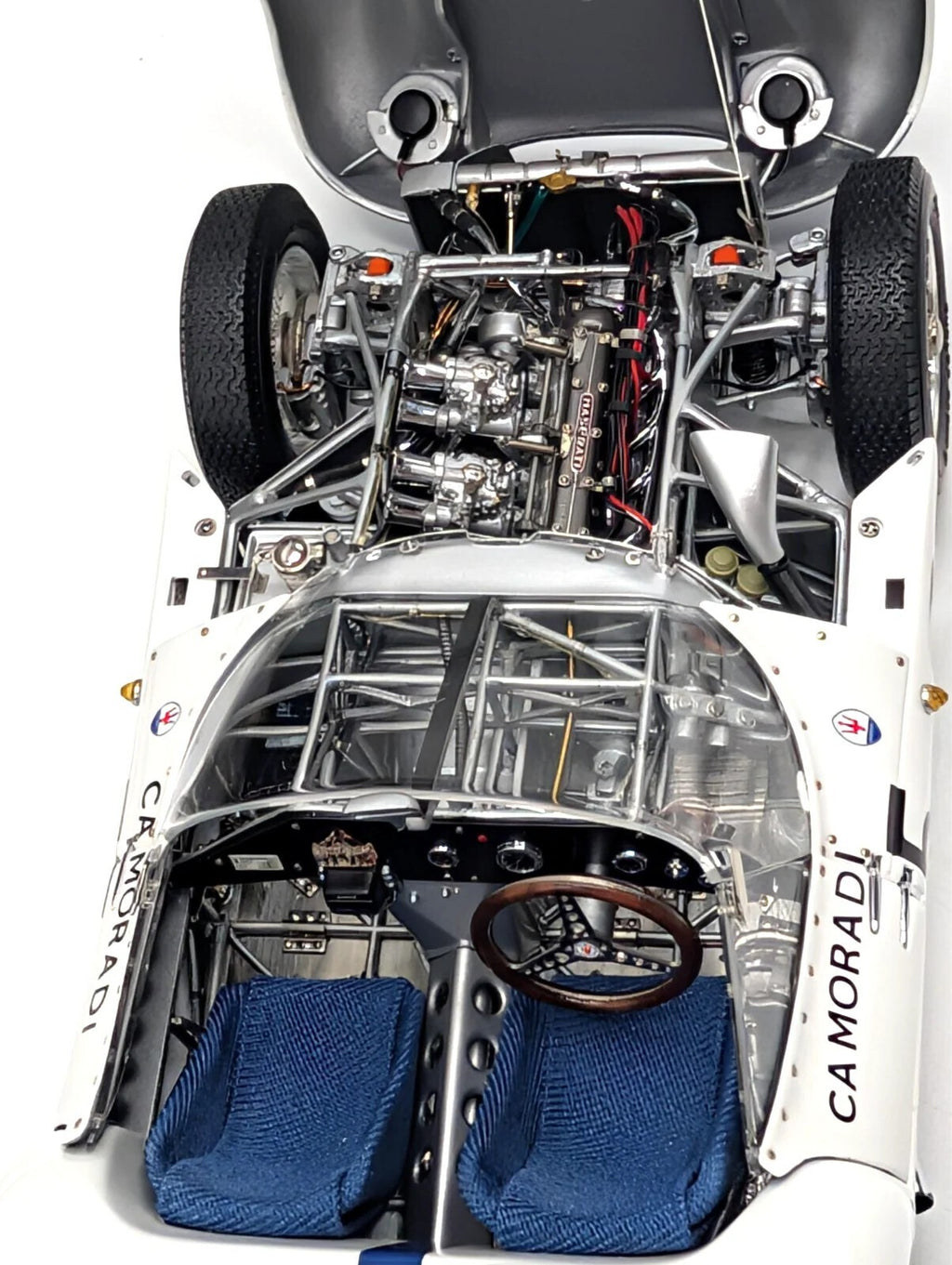 CMC 1:18 Maserati Tipo 61 Birdcage 1960 Dan Gurney Signed Ltd Ed 600 M-062 Boxed