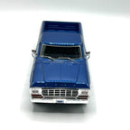 Maisto 1979 Ford F-150 Pickup Truck 1/20 Scale Diecast Blue/Silver Two-Tone Rare
