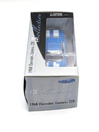 Welly 1968 Chevrolet Camaro Z28 Blue White Stripes 1:24 Diecast Model Car