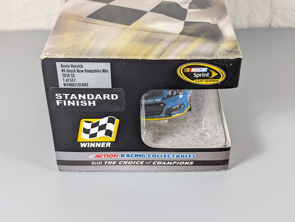 Kevin Harvick Signed #4 ditech 2016 New Hampshire Win Raced 1:24 DIN 180/517