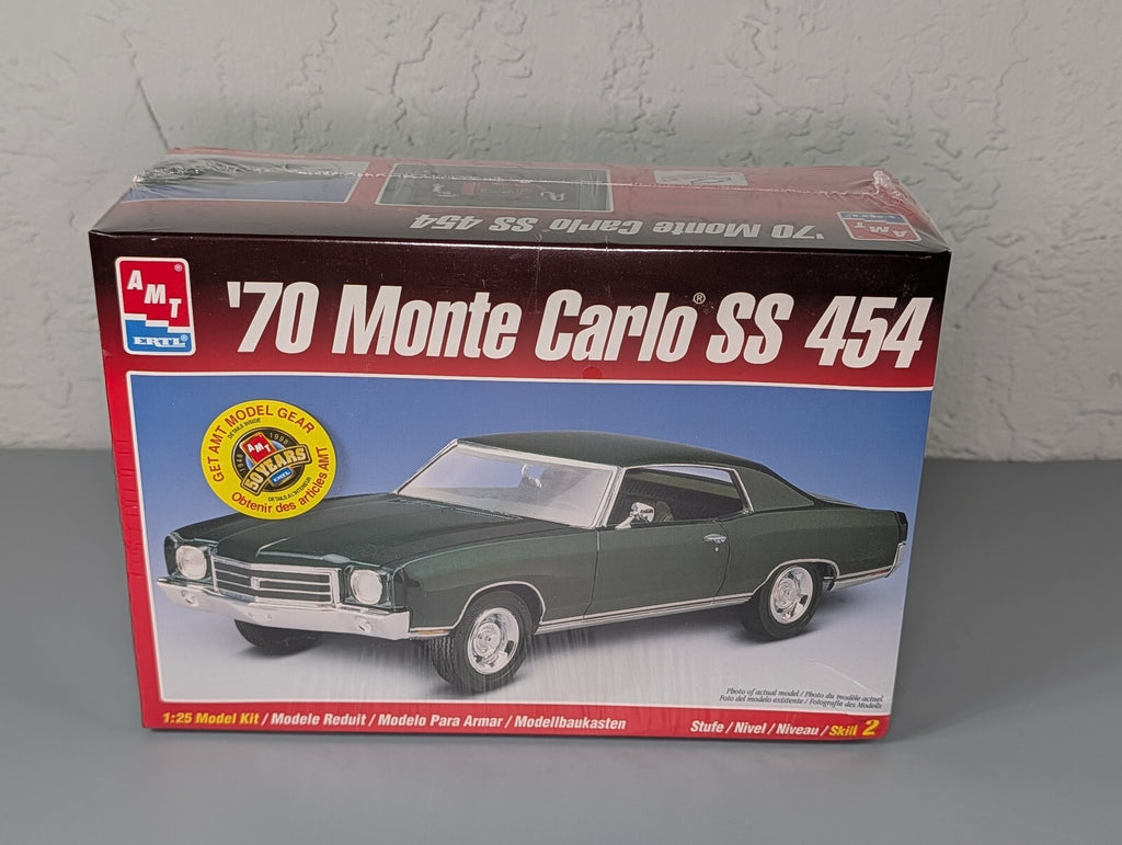 AMT ERTL '70 Monte Carlo SS 454 1:25 Model Kit 50 Years Anniversary Sealed 1998
