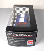 Ertl 1:25 1996 Chevrolet Corvette Grand Sport Plastic Admiral Blue #6536 Box