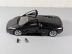 AutoArt 1:18 Lamborghini Murcielago Black Diecast Car No Box Loose Doors