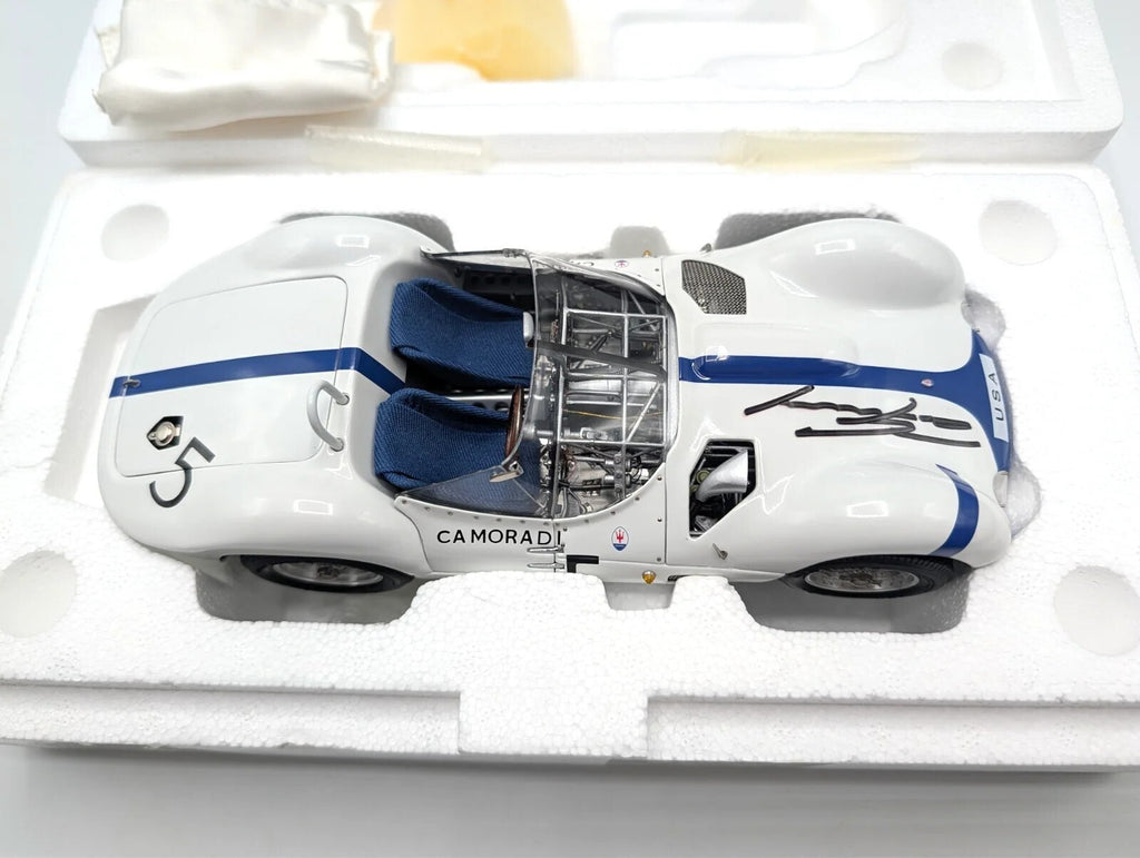 CMC 1:18 Maserati Tipo 61 Birdcage 1960 Dan Gurney Signed Ltd Ed 600 M-062 Boxed