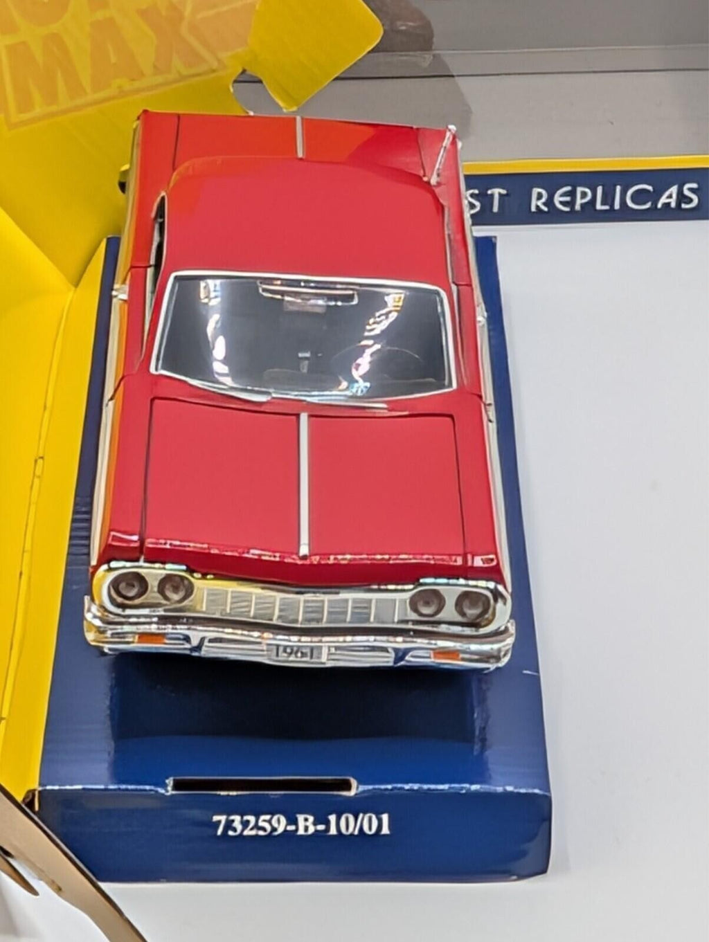 1964 Chevrolet Impala Red 1:24 Diecast Model Car Motor Max 73200 New In Box