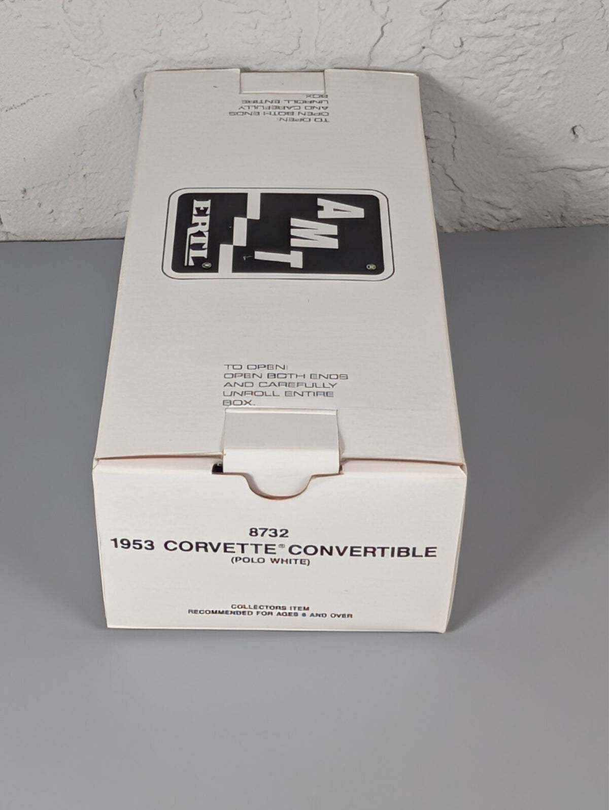 AMT Ertl 1953 Corvette Convertible Polo White 8732 Promo 1:25 Factory Tied