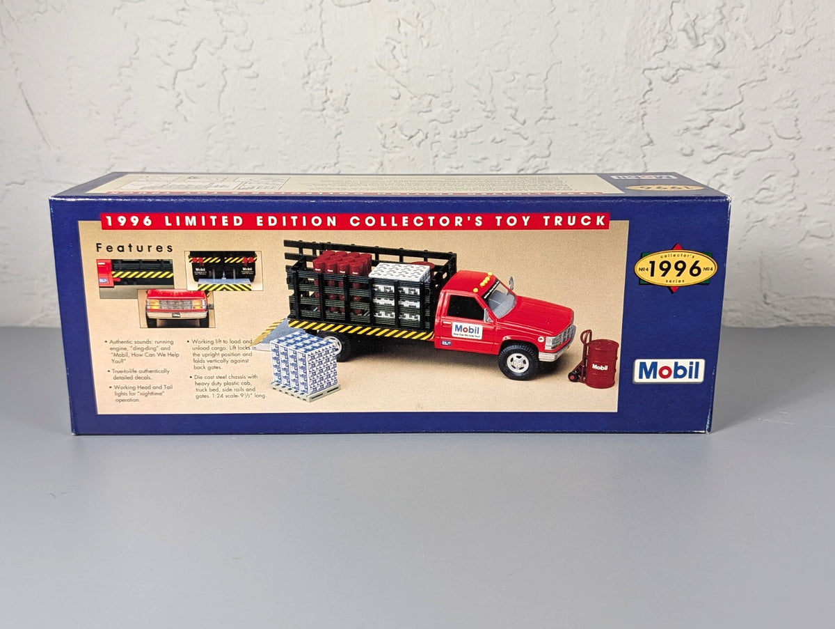 1996 Mobil Limited Edition Collector's Toy Truck #4 Stake Bed 1:24 Scale Boxed