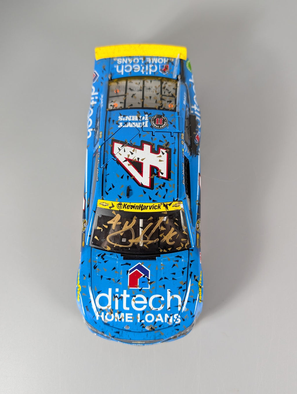 Kevin Harvick Signed #4 ditech 2016 New Hampshire Win Raced 1:24 DIN 180/517