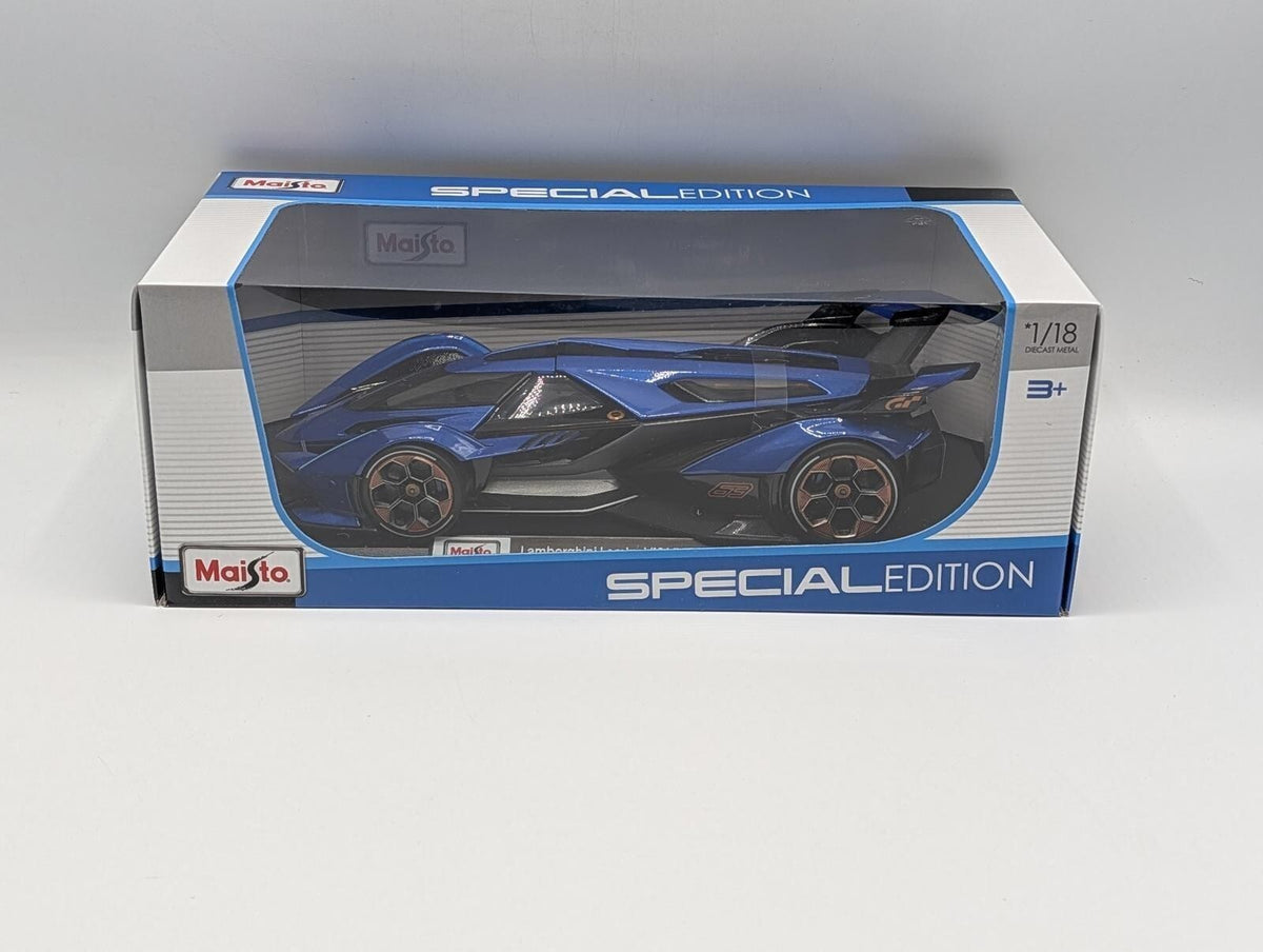 Maisto 1/18 Lamborghini Lambo V12 Vision Gran Turismo Blue Diecast Car 31454 New
