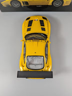 Kyosho 1:18 Ferrari 575 GTC Evoluzione Yellow 08392C Diecast Race Car with Box