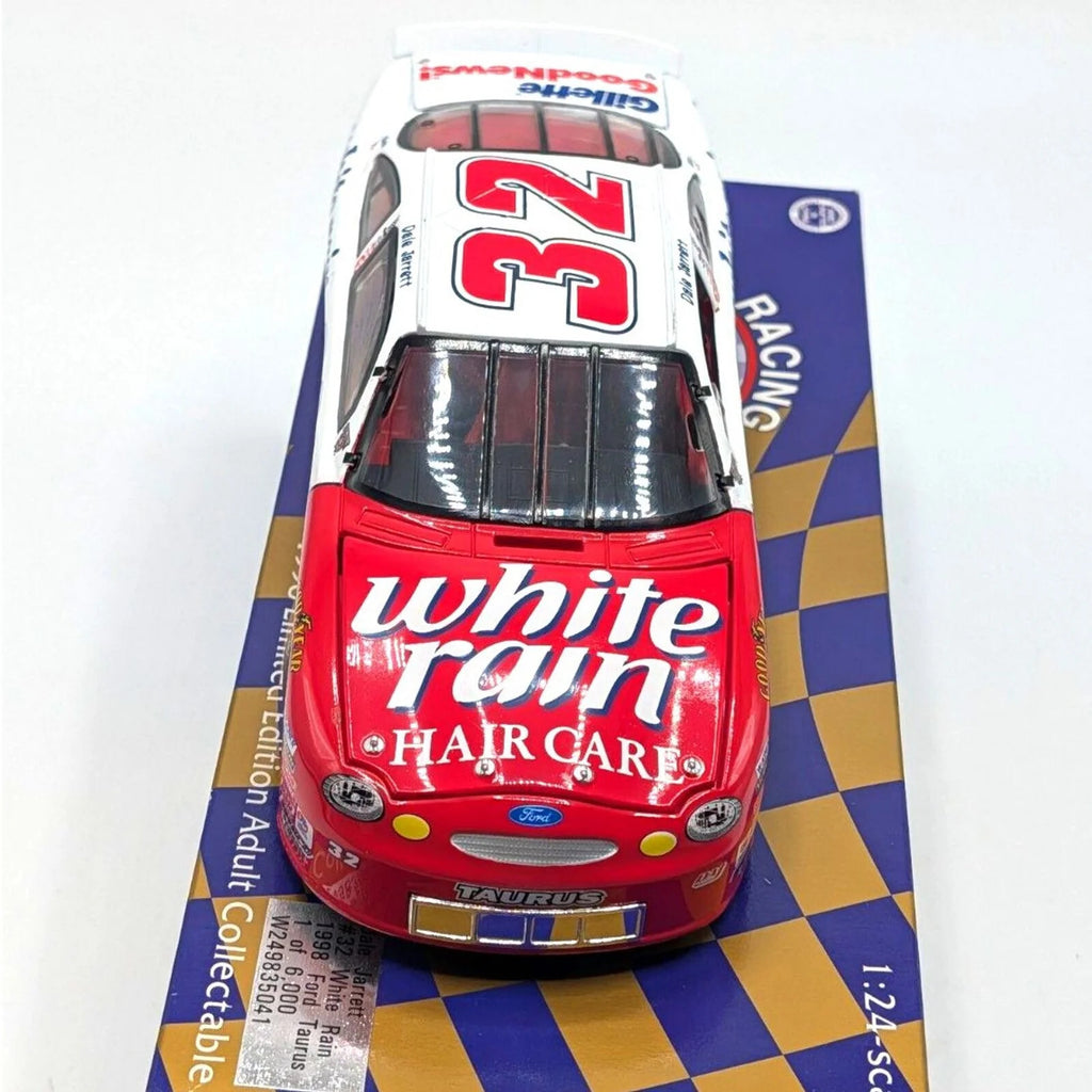 Action 1998 Dale Jarrett #32 White Rain Ford Taurus 1:24 NASCAR Diecast