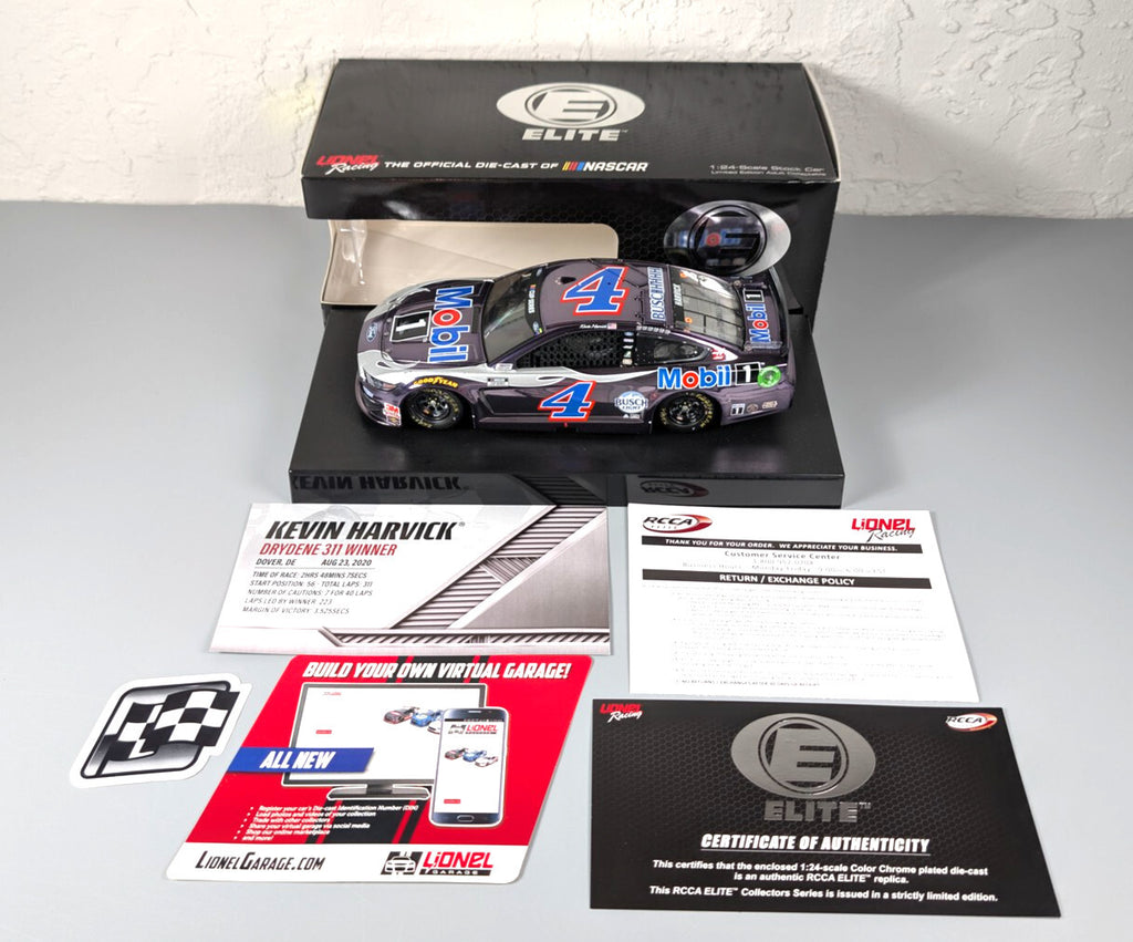 Kevin Harvick #4 Mobil 1 Dover Win 2020 Mustang Color Chrome DIN 20/26