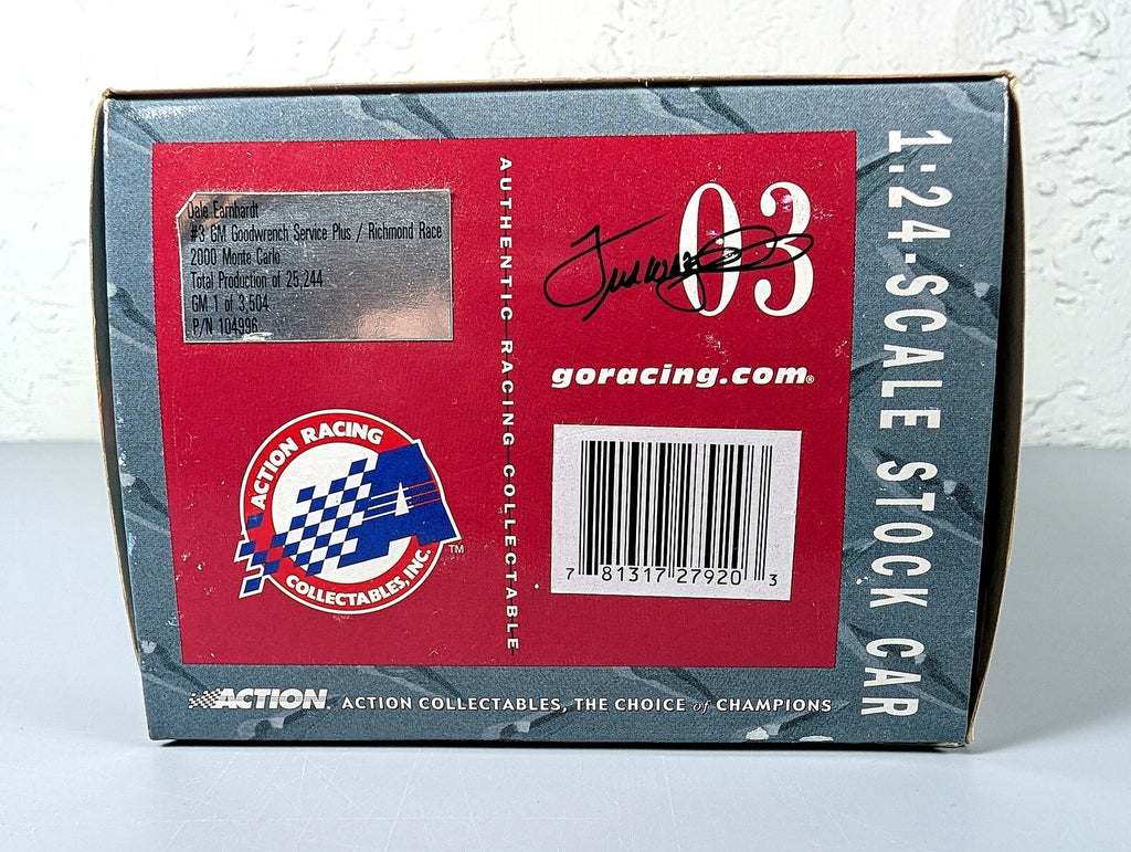 Action Dale Earnhardt #3 GM Goodwrench Service Plus 1:24 Diecast Open Box