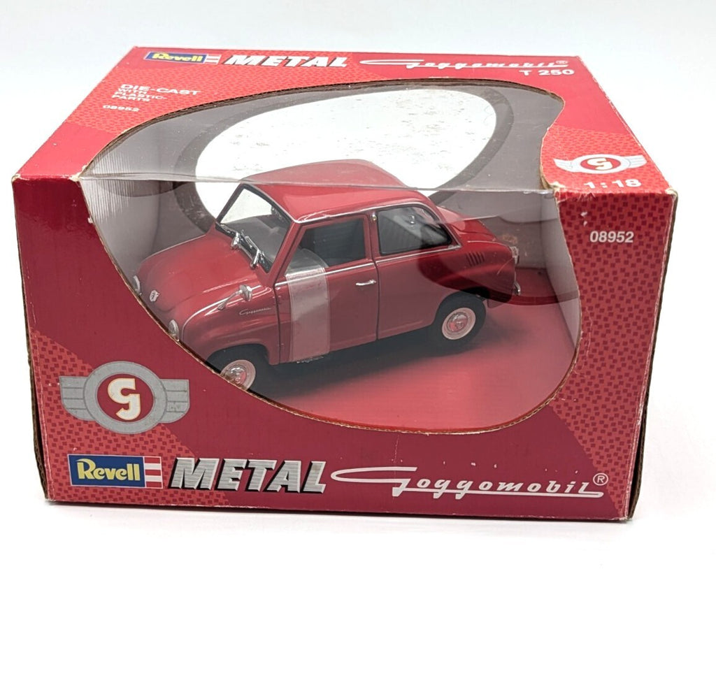 Revell Metal Goggomobil T250 1:18 Diecast 08952 Maroon Microcar Never Removed