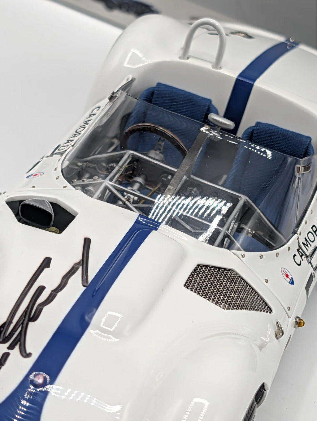 CMC 1:18 Maserati Tipo 61 Birdcage 1960 Dan Gurney Signed Ltd Ed 600 M-062 Boxed