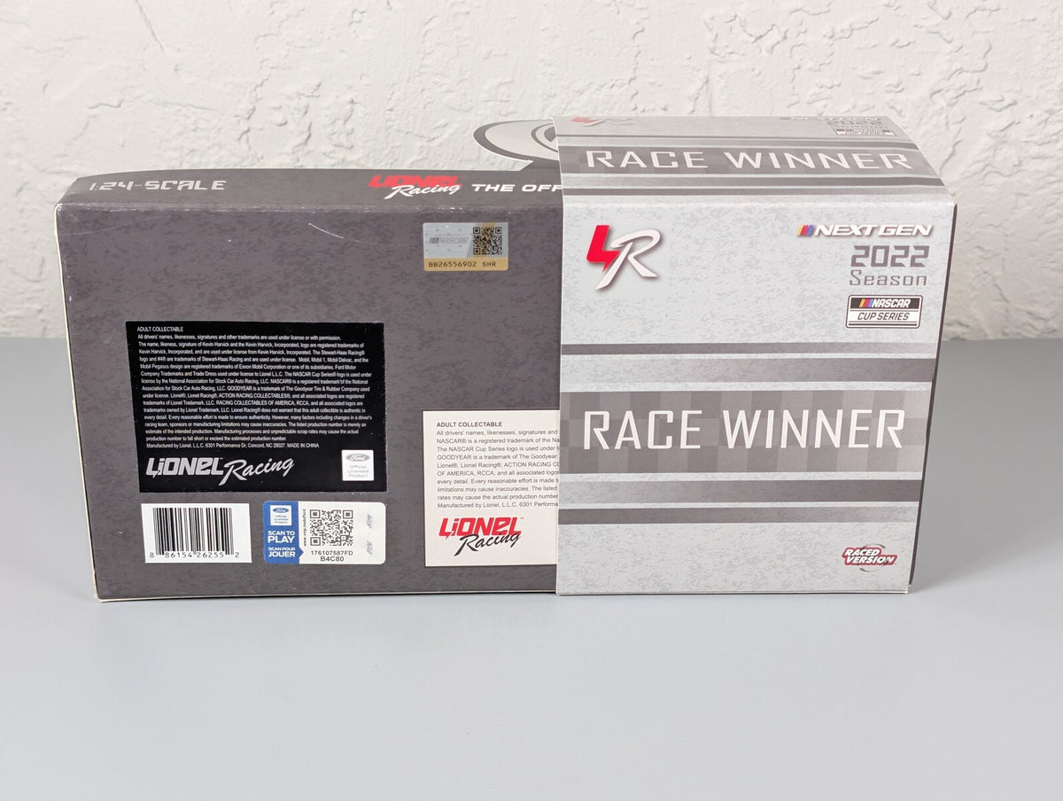 Kevin Harvick #4 Mobil 1 Richmond Win 2022 Mustang Elite Chrome 1:24 DIN 27/57