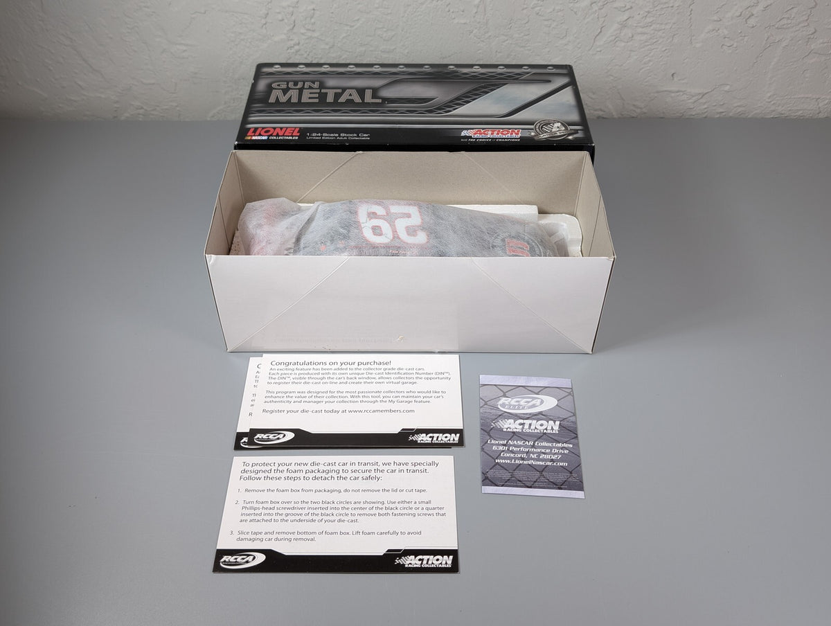 Kevin Harvick #29 Jimmy Johns 2011 Impala Gun Metal 1:24 DIN 52/104
