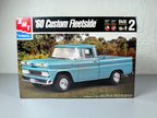 AMT ERTL 1960 Chevy Custom Fleetside Pickup 1:25 Model Kit Open Box